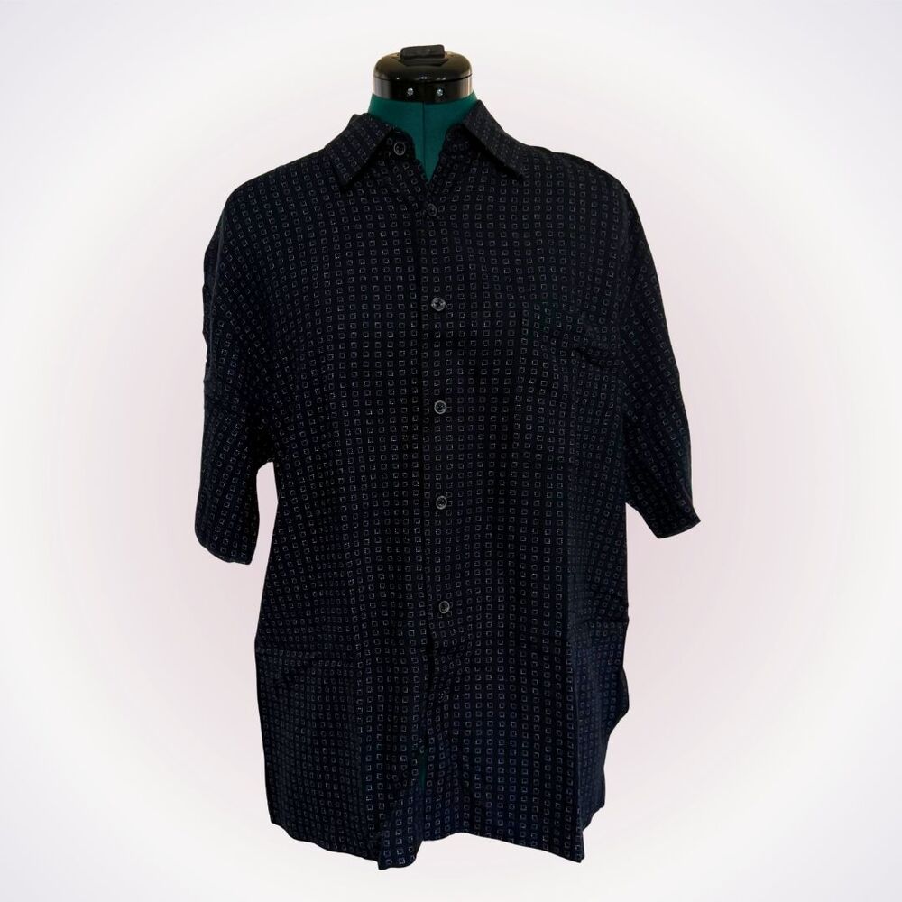 Linea Rossa Signature Patterned Button-Down Shirt | Sz M